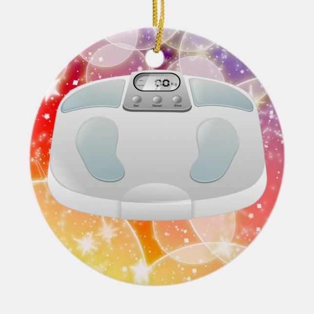 Fitness! Keramik Ornament (Vorne)