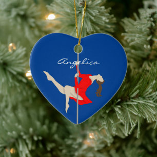 Fitness Keramik Ornament