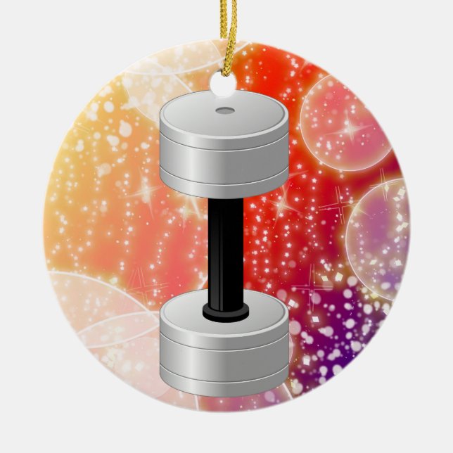 Fitness! Keramikornament (Vorne)