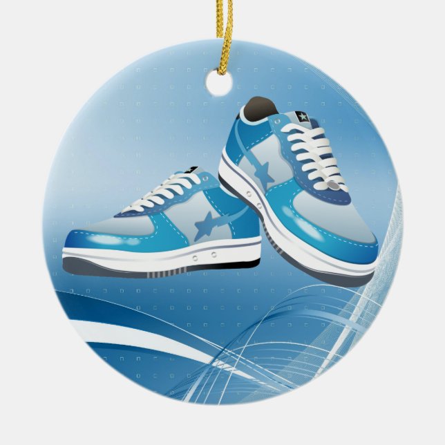 Fitness! Keramikornament (Vorne)