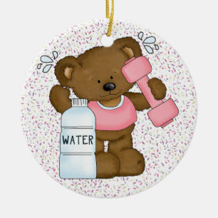 Fitness! Keramikornament