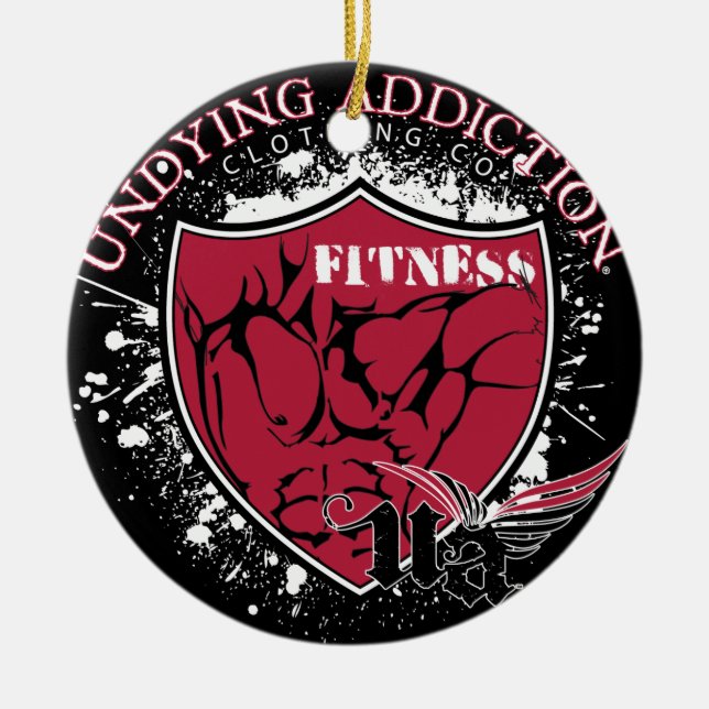 Fitness Keramikornament (Vorne)