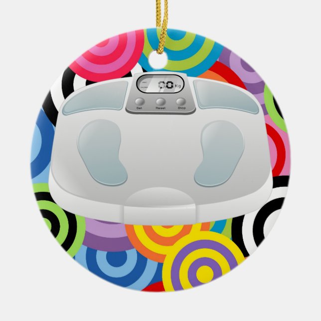 Fitness! Keramikornament (Vorne)