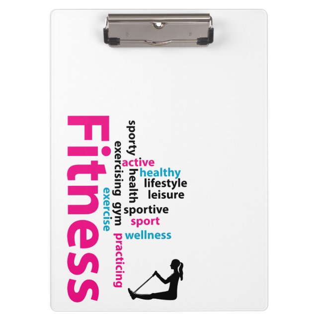 Fitness Klemmbrett (Vorderseite)