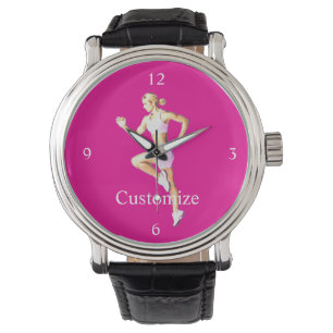 Fitneß Läuferin Thunder_Cove Armbanduhr