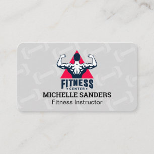 Fitness-Logo   Personal Trainer   Gesundheit Visitenkarte