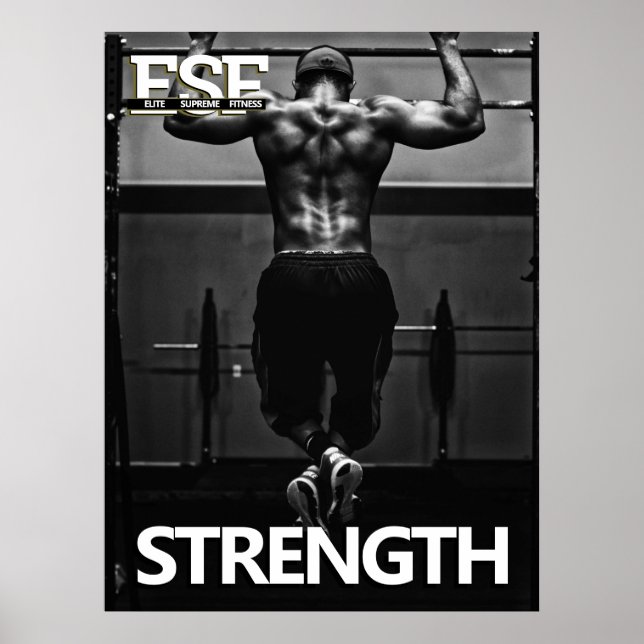 Fitness-Logo-Stärken-Poster Poster (Vorne)