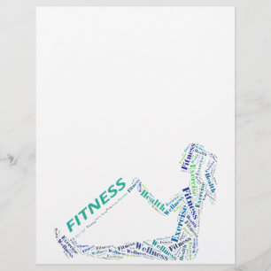 Fitness Mädchen Flyer