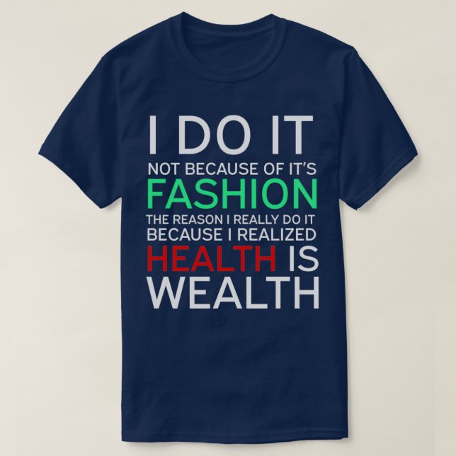 Fitness mit diesen Aerobic Designs Health T-Shirt (Design vorne)