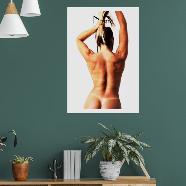 Fitness Modell Tanlines Thunder_Cove Poster (Wohnzimmer 1)