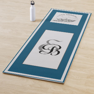 Fitness Monogram und Los Angeles Black für ihn Yogamatte