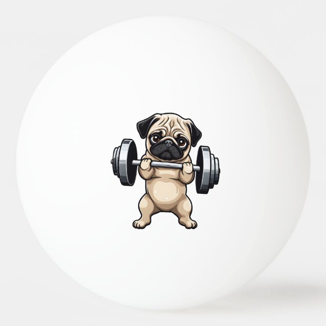 Fitness Mops Tischtennisball (Vorderseite)
