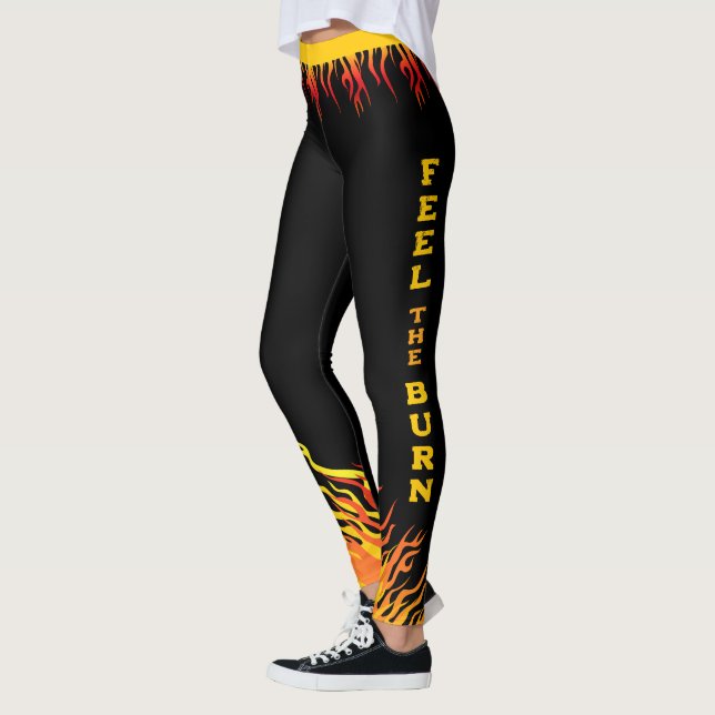 Fitness Motivation BLACK Leggings (Links)