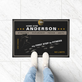 Fitness-Motivation für Fitnessstudios und Zuhause- Fußmatte