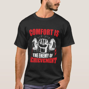 Fitness-Motivationszitat Hantel Stemmen Fitnessstu T-Shirt