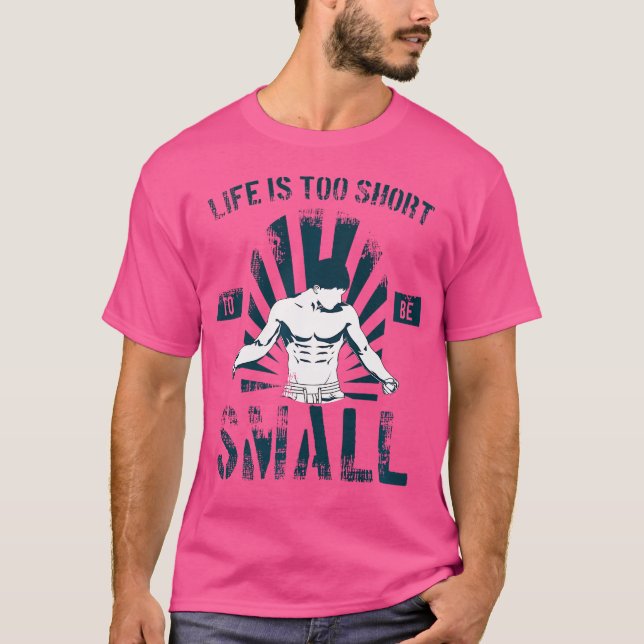 Fitness motivierend Bodybuilding T-Shirt (Vorderseite)