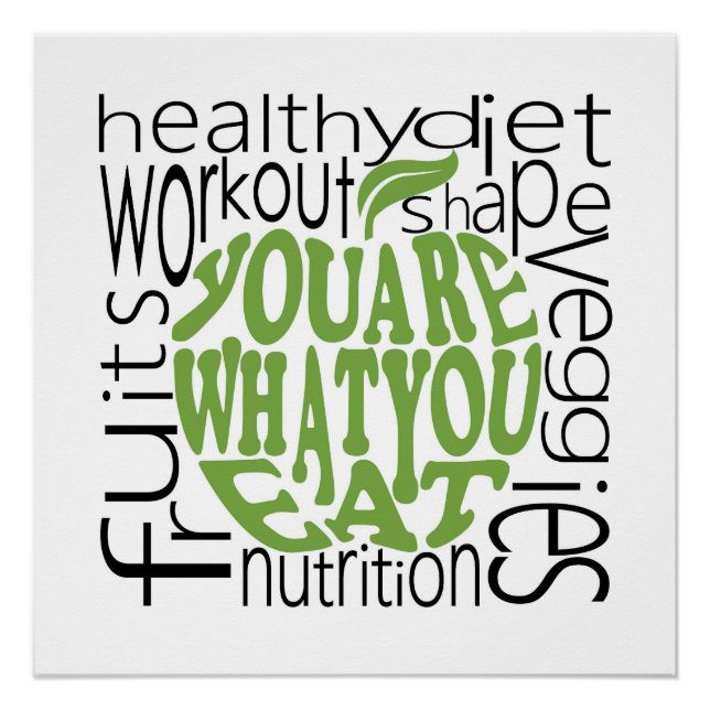 Fitness motivierend Poster (Vorderseite)