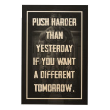 Fitness Motivierend Zitat-Poster-Design