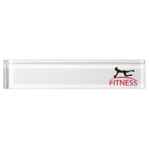 Fitness Namensplakette