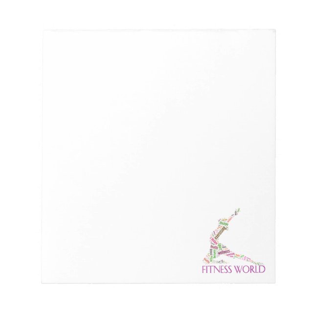 Fitness Notizblock (Vorderseite)