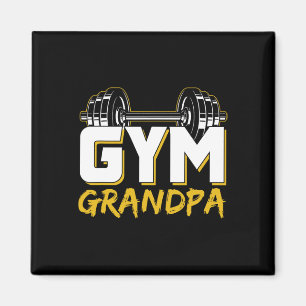 Fitness Opa Workout Training Fitness Gewichtheben Magnet