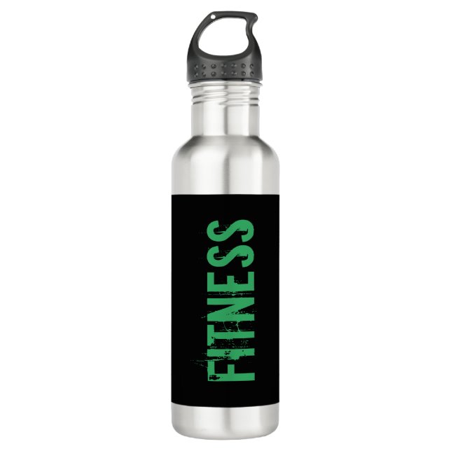 Fitness Personal Trainer Bodybuilding Modernes Sch Edelstahlflasche (Vorderseite)