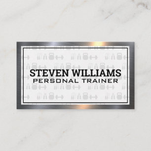 Fitness   Personal Trainer Business Card Visitenkarte
