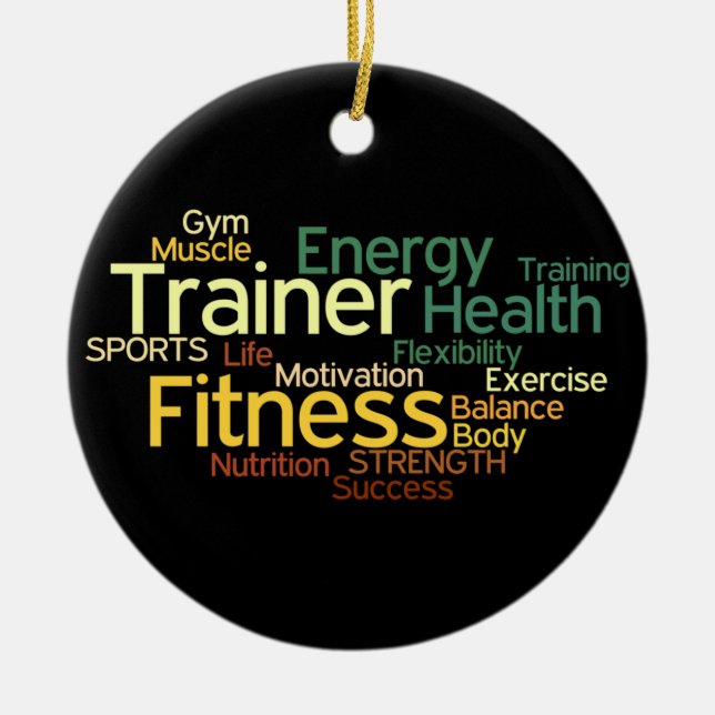 Fitness/Personal Trainer Ornament (Vorne)