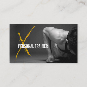 Fitness, Personal Trainer, Visitenkarte