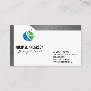 Fitness   Personal Trainer Visitenkarte