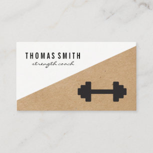 Fitness   Personal Trainer Visitenkarte