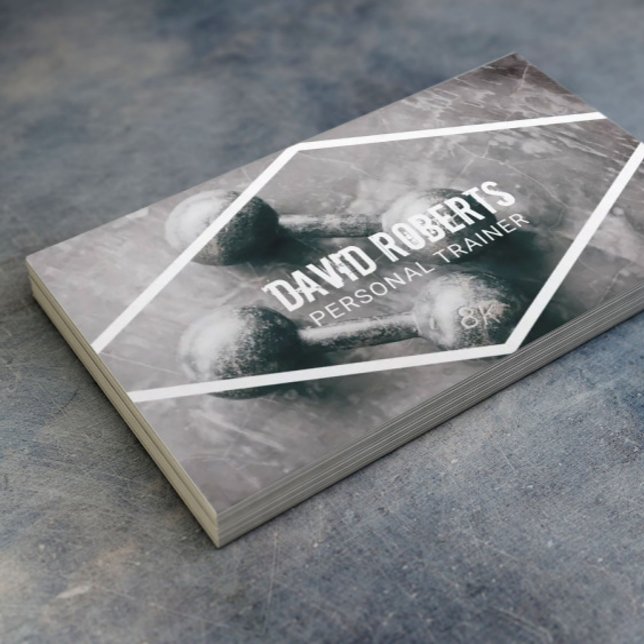 Fitness Personal Trainer Workout Beruflich Visitenkarte (Von Creator hochgeladen)