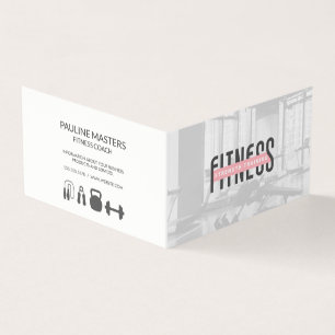 Fitness Persönliche Gesundheit   Gymnastikleiterin Visitenkarten