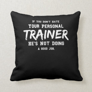 Fitness-persönliche Trainer-Turnhallen-Motivation Kissen