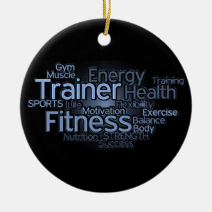 Fitness/persönliche Trainer-Verzierung Keramikornament