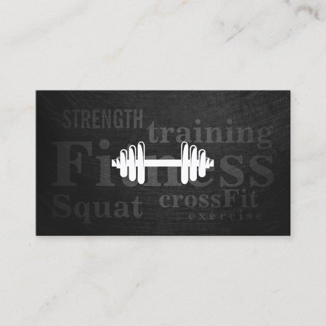 Fitness-persönlicher Trainer beruflich Visitenkarte (Vorderseite)