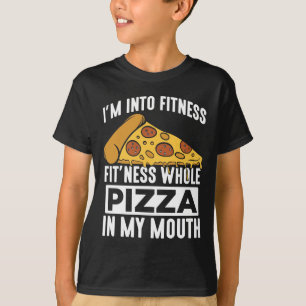 Fitness Pizza Slice Restaurant Lover Gym Feinschme T-Shirt