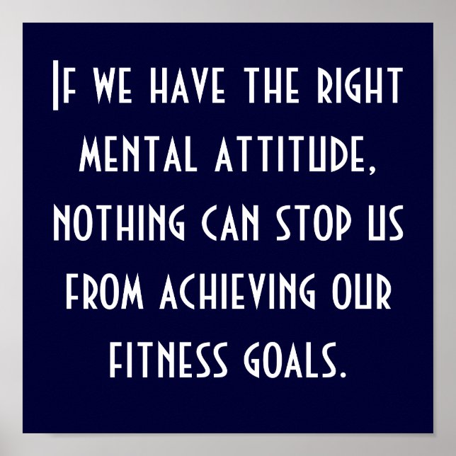 Fitness Poster (Vorne)