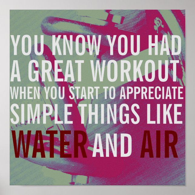 Fitness Poster (Vorne)