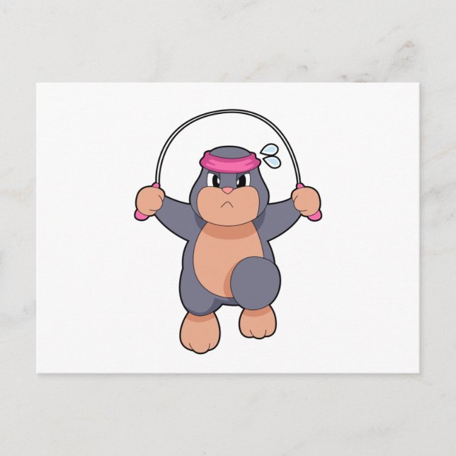 Fitness Postkarte (Vorderseite)