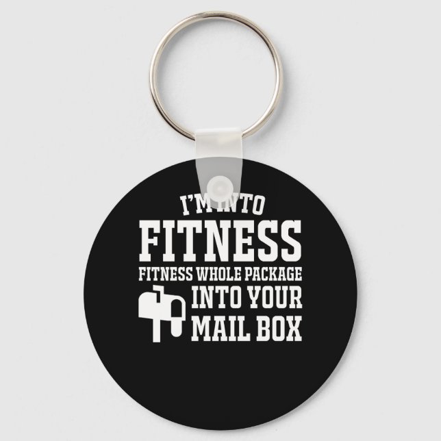 Fitness Postleitzahlpaket in das Postfach Schlüsselanhänger (Vorderseite)