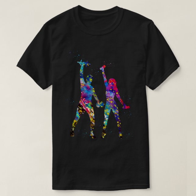 Fitness Power Couple 1 T-Shirt (Design vorne)