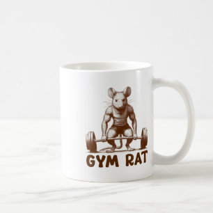 Fitness-Ratte Fitness Bodybuilding Lustiger Workou Kaffeetasse