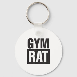 Fitness-Ratte - Training - Anstrengung - Fitness - Schlüsselanhänger