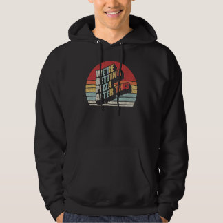 Fitness Retro wir Pizza nach diesem lustigen Hoodie