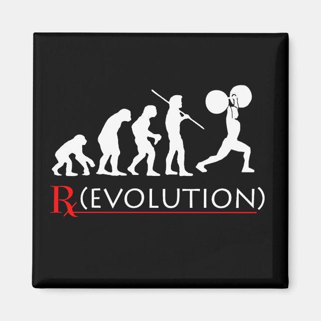 Fitness (rx) Evolution Chart Magnet (Vorne)