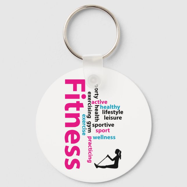 Fitness Schlüsselanhänger (Vorderseite)