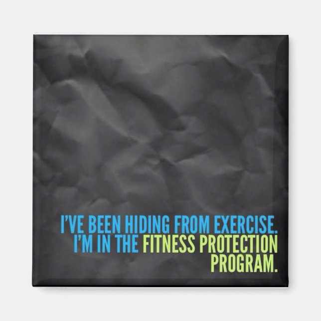 FITNESS-SCHUTZPROGRAMM MAGNET (Vorne)