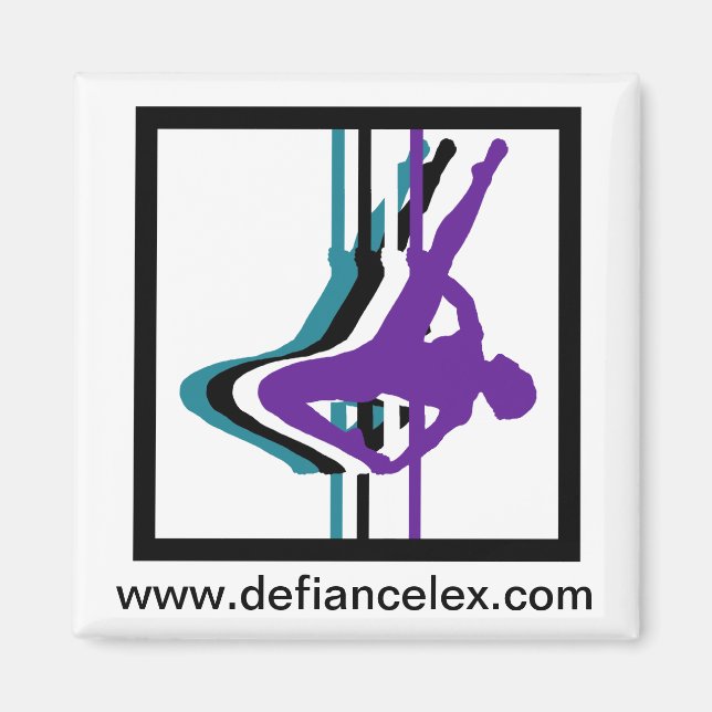 Fitness Silhouette Magnet (Vorne)