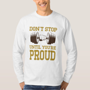 Fitness T - Shirt Motivierend Shirts Durchführu